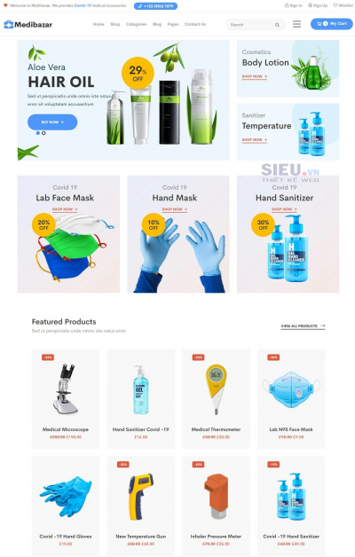 Mẫu web y tế S04